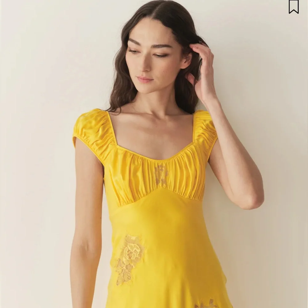 DOEN Gwendolyn Silk Dress size XS | New with tags - Picture 3 of 8